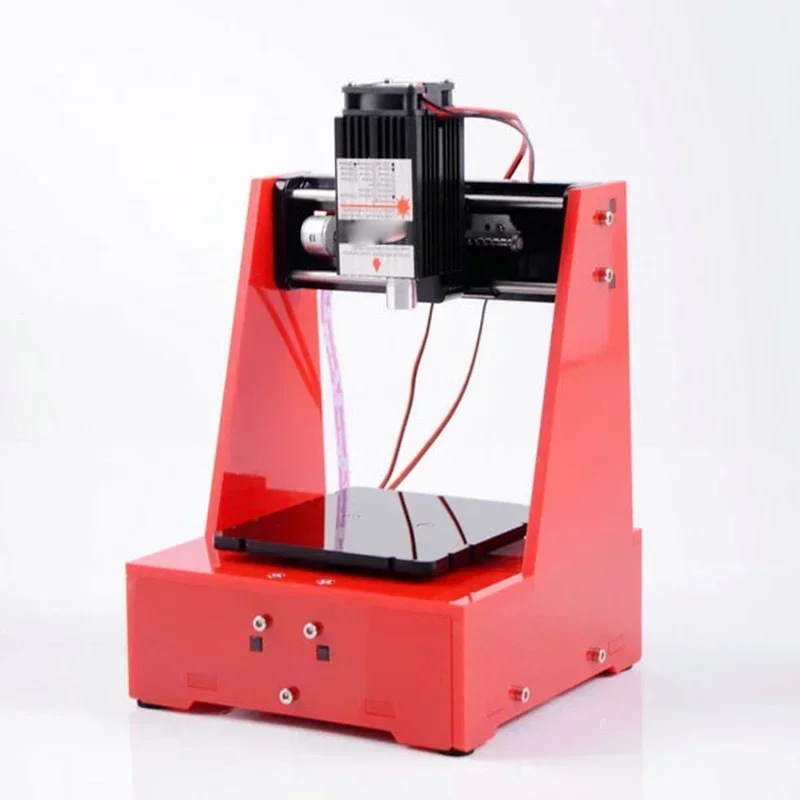 

Обновленный электрический лазерный гравировальный станок, маленький Diy, полностью автоматический мини-бытовой резьба по дереву, портативная маркировка Micro La