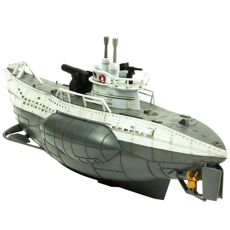 MENG model hobby assembly ship kit WB-003 Q version submarine U boat VII type glue-free color separation