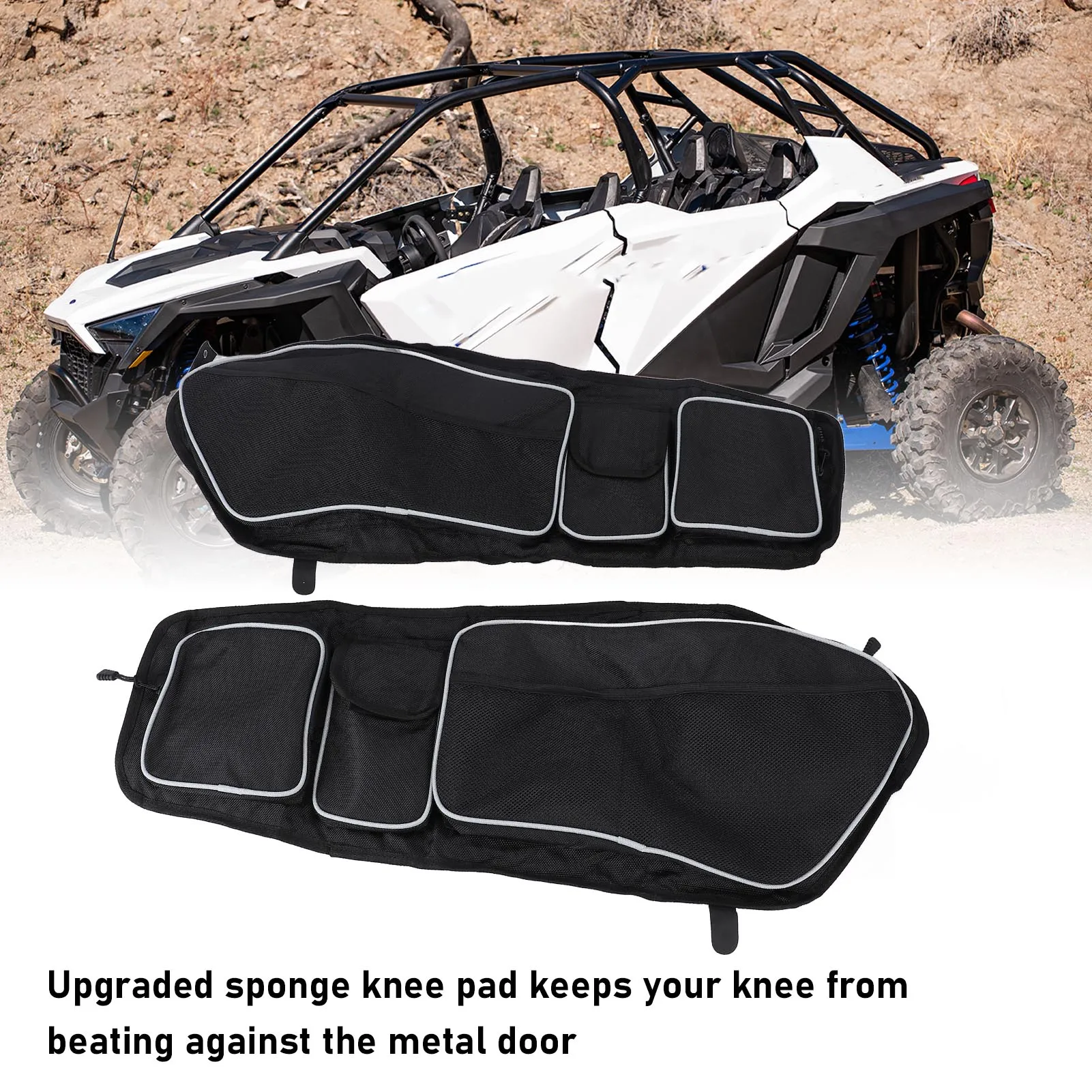 

UTV Side Door Storage Bag Large Capacity Front Door Bag Anti Scratch Oxford Cloth for PRO PRO 4 PRO R 4 Turbo R