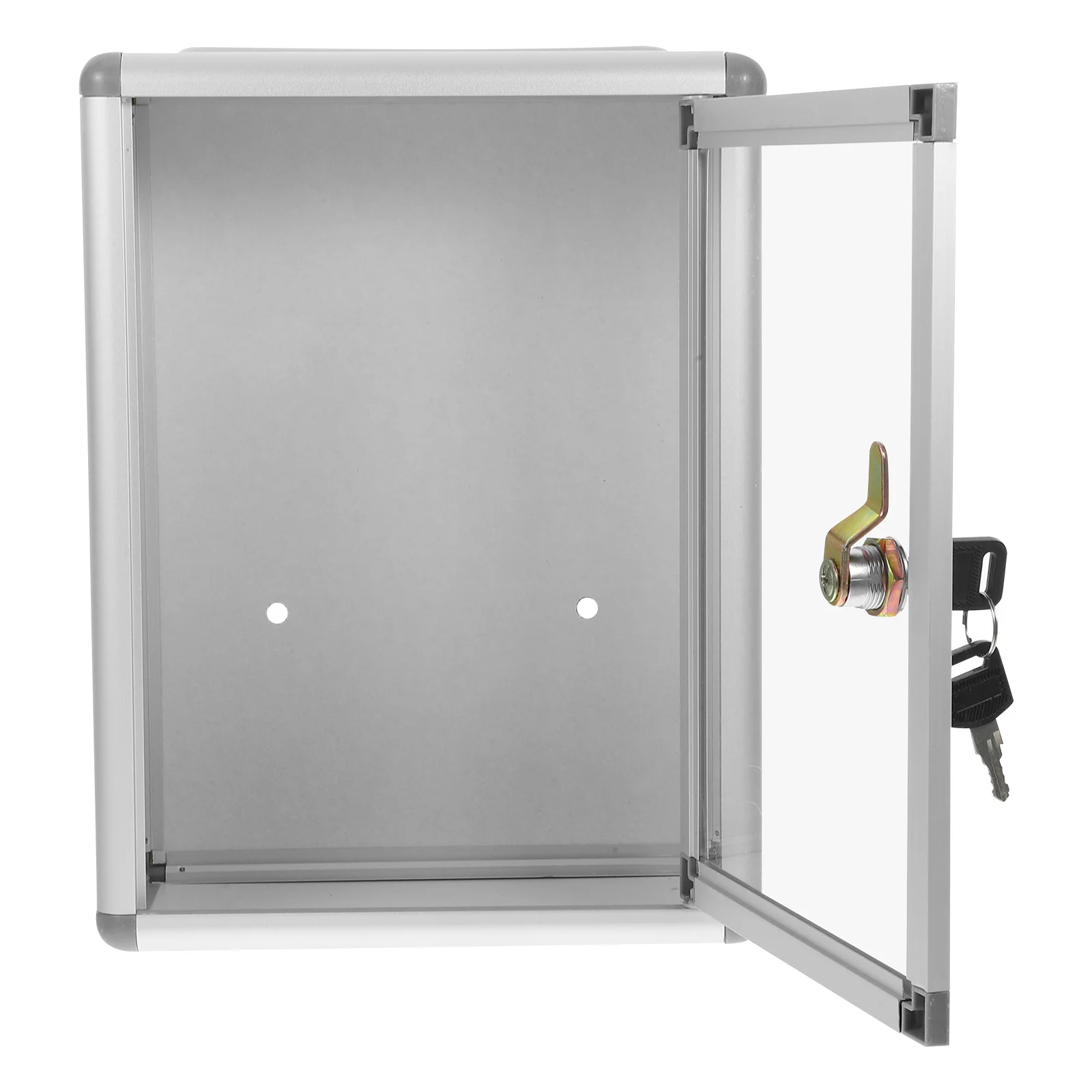 

Wall Mount Suggestion Box Aluminum Alloy Mail Organizer Large Capacity For Office Factory School Use Hanging Post Box