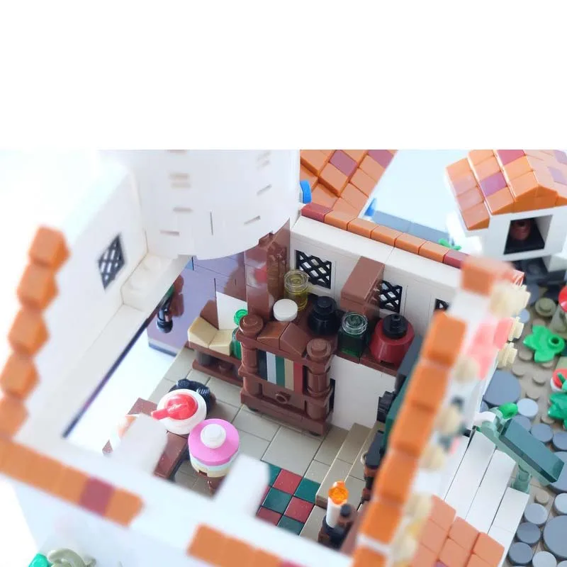 Set di Costruzioni Modulari Personalizzabili da 1721 Pezzi, Casa di Pan di Zenzero, Design Semplice Educativo Fai-da-Te, Regalo per Ragazzi e Vacanze