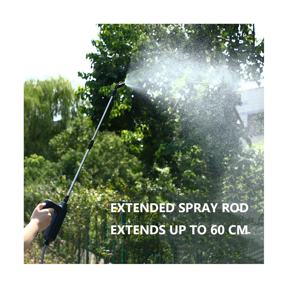 

Garden Sprayer USB Rechargeable Plant Sprayer with 8M Hose Portable Lawn Watering Tools with Handle