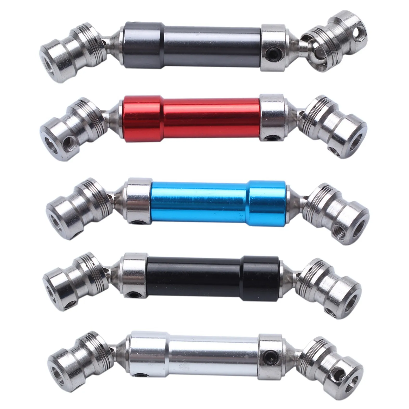 A63T-2Pcs eje de transmisión central trasero de Metal para 1:12 Wltoys 12428 12423 RC coche corto curso desierto Buggy todoterreno azul