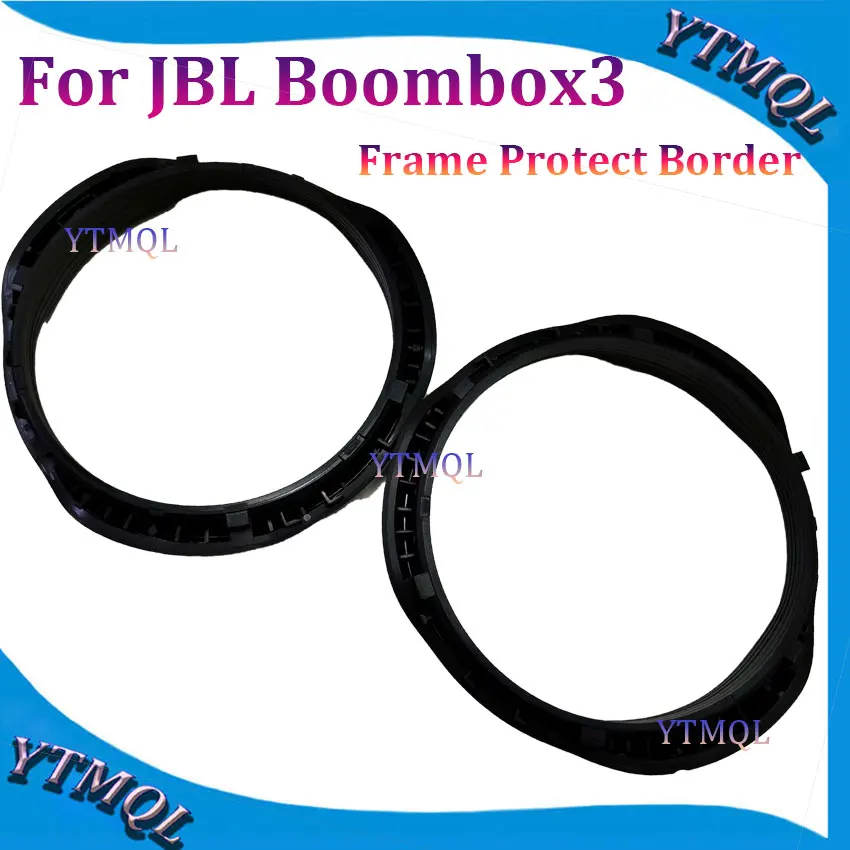 1Pair New Black For JBL Boombox3 Black Soft Frame Protect Border