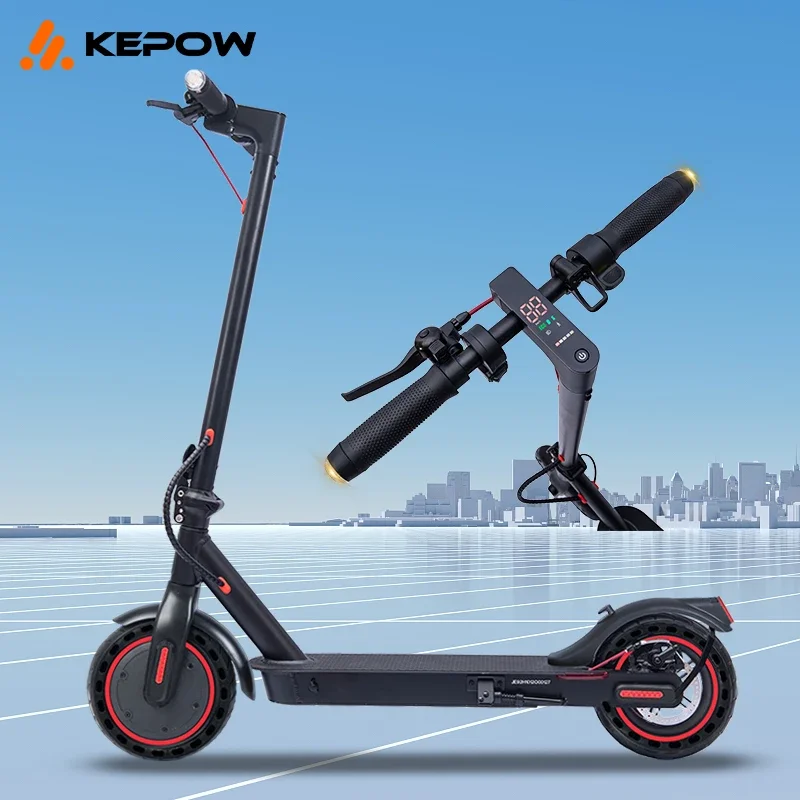 350w 10ah Scooter E9pro with Turn Signal New Design Adult Folding Electric Scooters