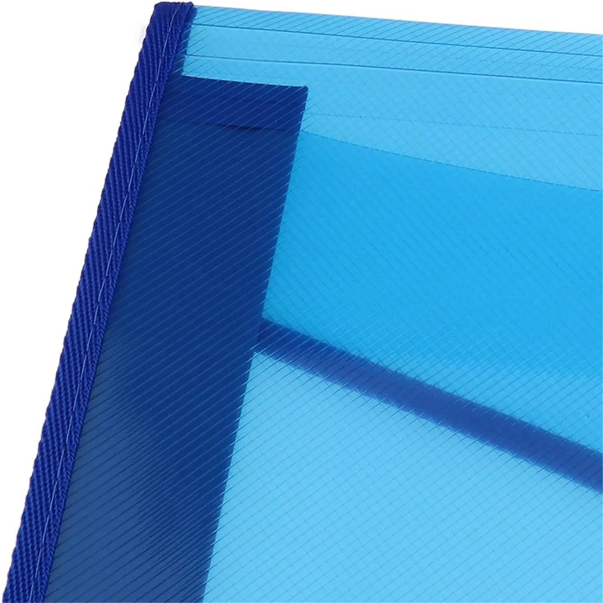 Folder Envelope Expansion File Wallet Storage File Folder with Snap Buckle and Pocket A4 Waterproof Transparent File Bag
