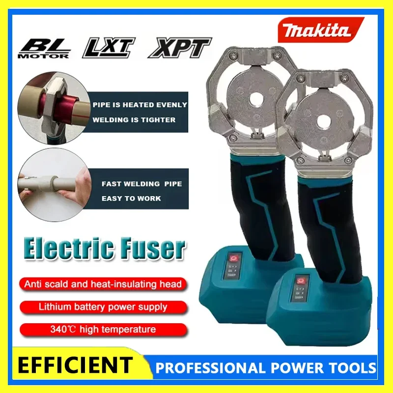 

Makita Electric Pipe Welding Machine Cordless Fuser PPR PE Soldering Iron Plastic Tube PP Heating Hot Melt For 18V Battery