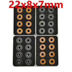 Livraison gratuite en ligne skate roulement planche à roulettes roulement ABEC-9 22x8x7mm 16 roulements/lot