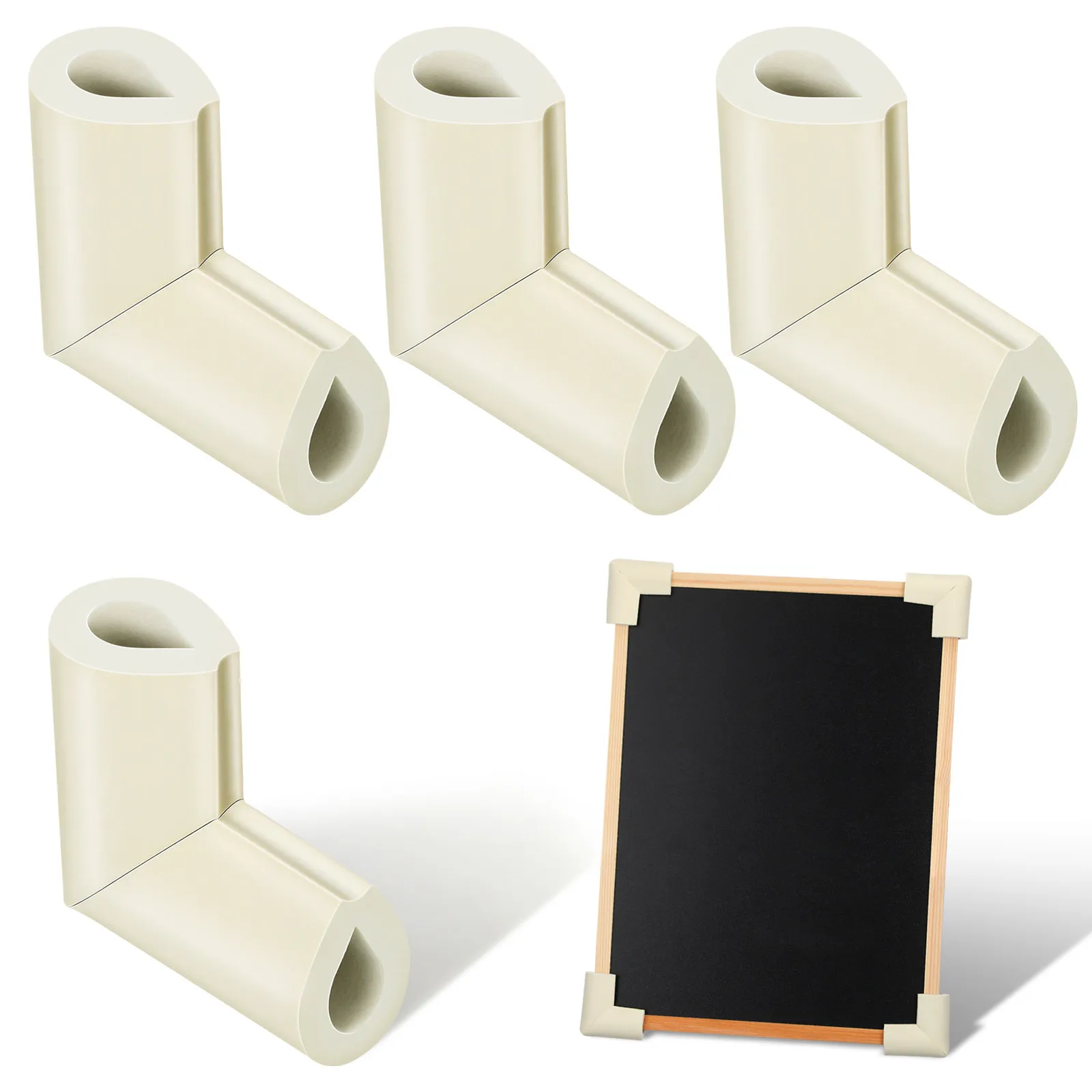 12Pcs U Shaped Foam Corner Protectors Furniture Corner Protector Moving House Edge Bumpers Photo Frame Protector
