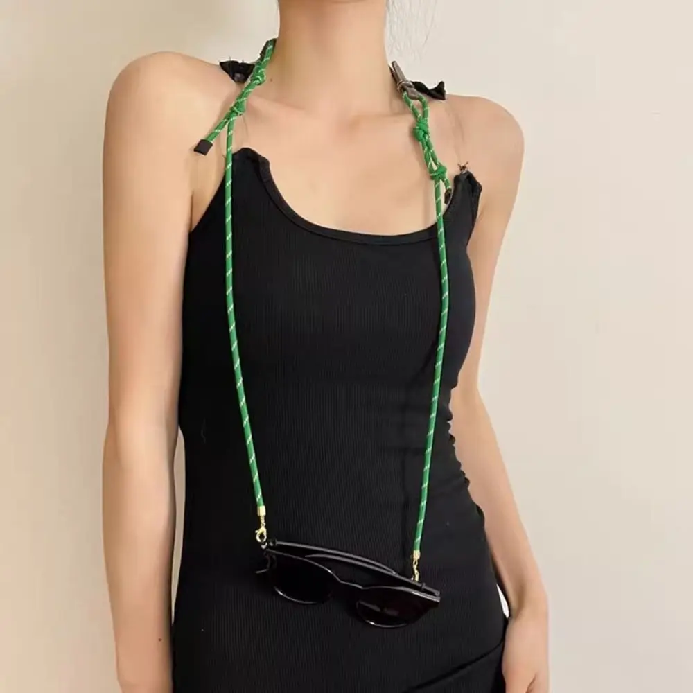 مكافحة سقوط حبل نايلون سلسلة النظارة نسج الرقبة حزام سلسلة النظارات الحبل الملونة نظارات تخزين الحبل #1