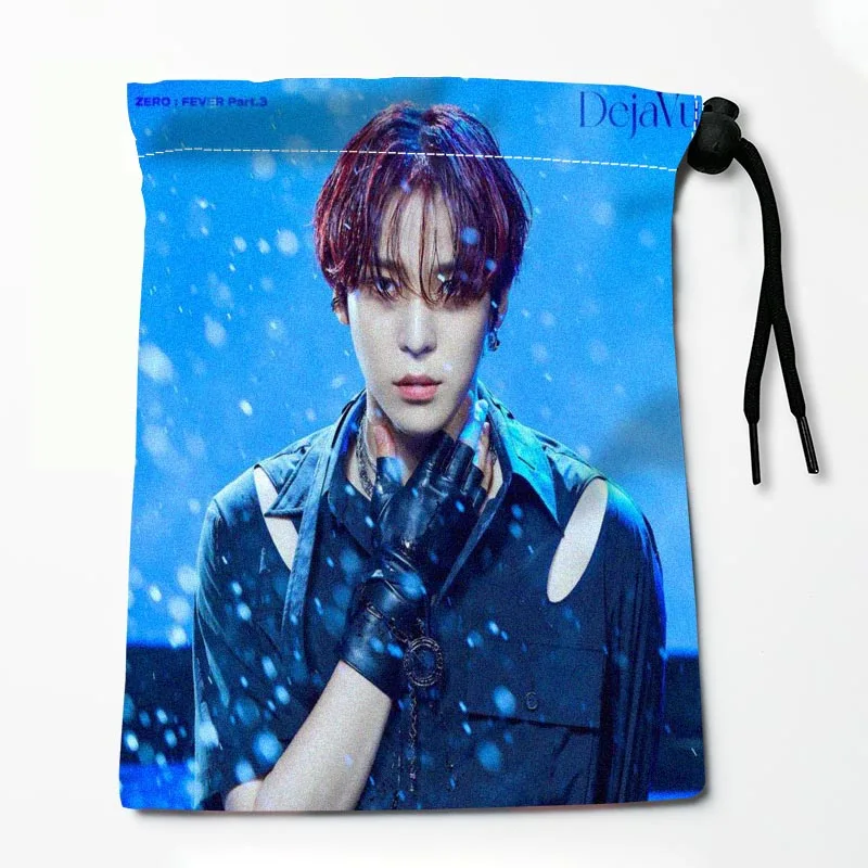 Ateez Yunho Drawstring Bags Fate Divination Board Games Mini Drawstring Bag Pouch Witchcraft Supplies Storage Bag