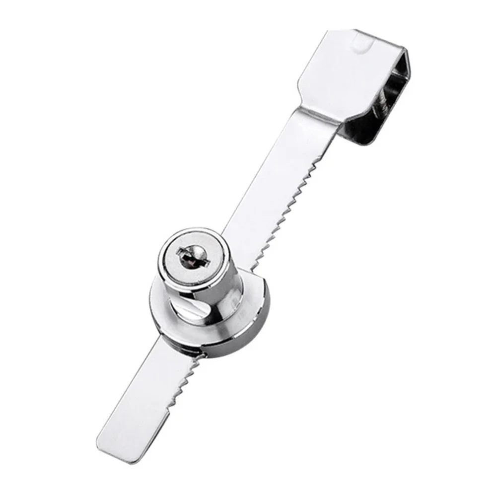 

As Shown In The Figure Sliding Glass Door Lock Clamp Fit Mechanism Decorative Appearance No Drilling Installation