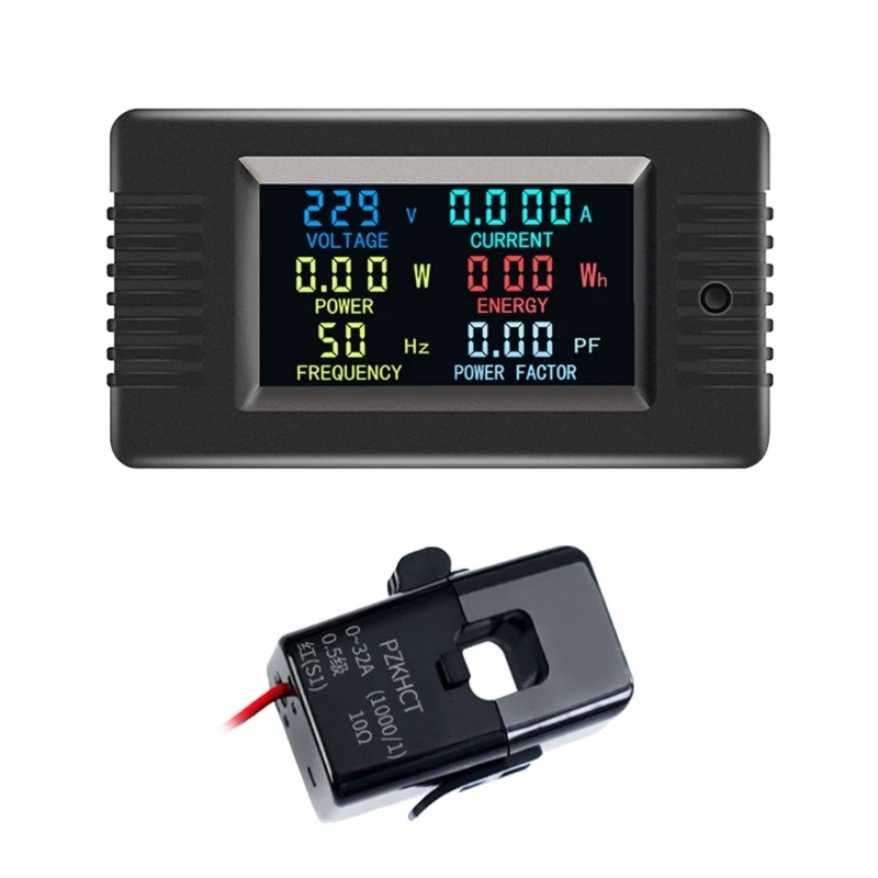 Digital Power monitors Display Multifunctional Energy Meter Upgrades for Voltages Current & Power Factor Measurement