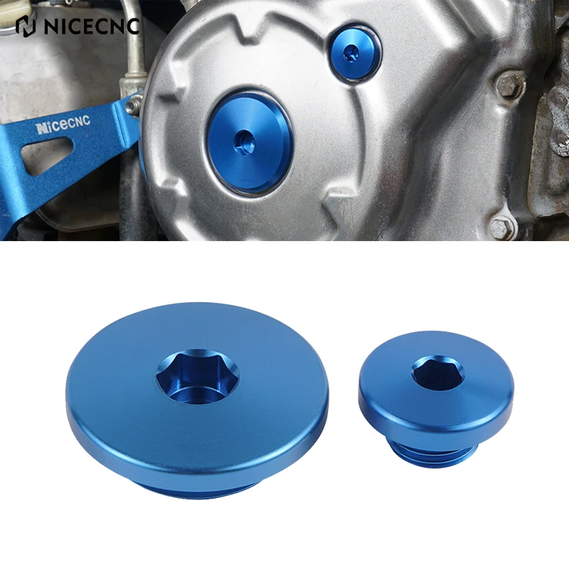 NICECNC Motocross Engine Timing Cover Plug Cap For Yamaha YZ450F2006-2009 WR250F WR450F 2003-2014 YFZ450 2004-2009 2012-2013