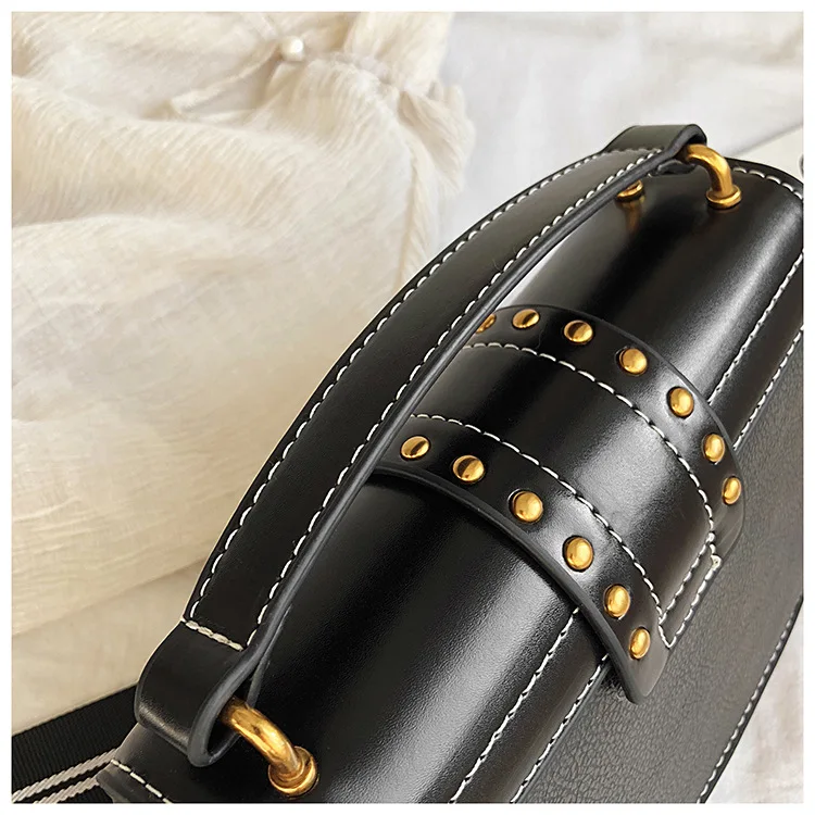 Damen Vintage PU Handtasche Neue Mode Umhängetasche Umhängetasche Kleine Quadratische Tasche Casual Täglichen Gebrauch – Detail 23