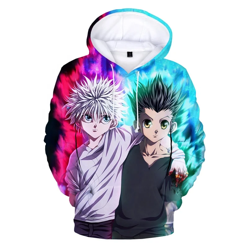 Loose Sweatshirts 3d Printed Anime Hunter X Cartoon Hoodies Kids Novelty Unisex Comfortable Autumn Winter Long Sleeve Pullover