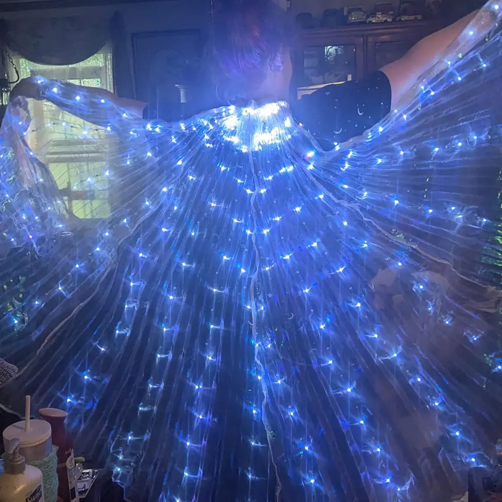 أجنحة رقص بيضاء نقية، دعائم لافتة للنظر للحفلات