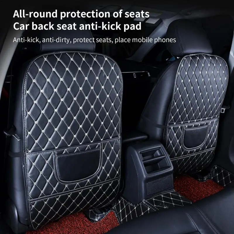 

Car Seat Back Protectors Auto Seat Back Anti Kick Cover Full Coverage Vehicle Accessory For Small Car RV Sedan Truck