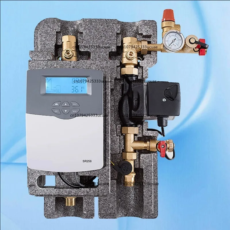 SR21L Dual Pipeline Solar Pump Station. Pump + optional controller for solar hot water.