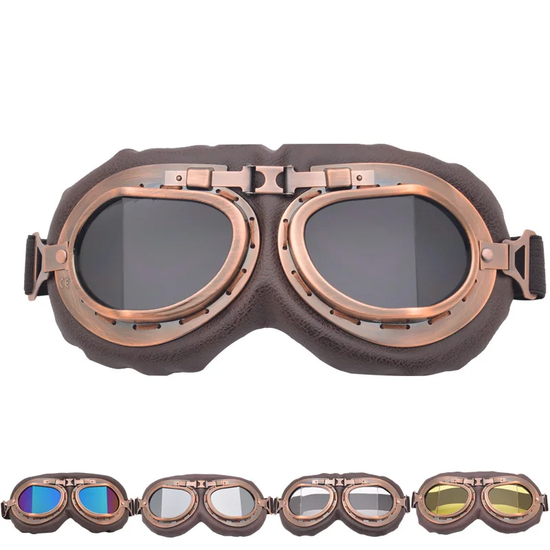 

Suitable for Harley goggles, motorcycle goggles, retro classic glasses, outdoor sports cycling windproof goggles, go-kart mirror