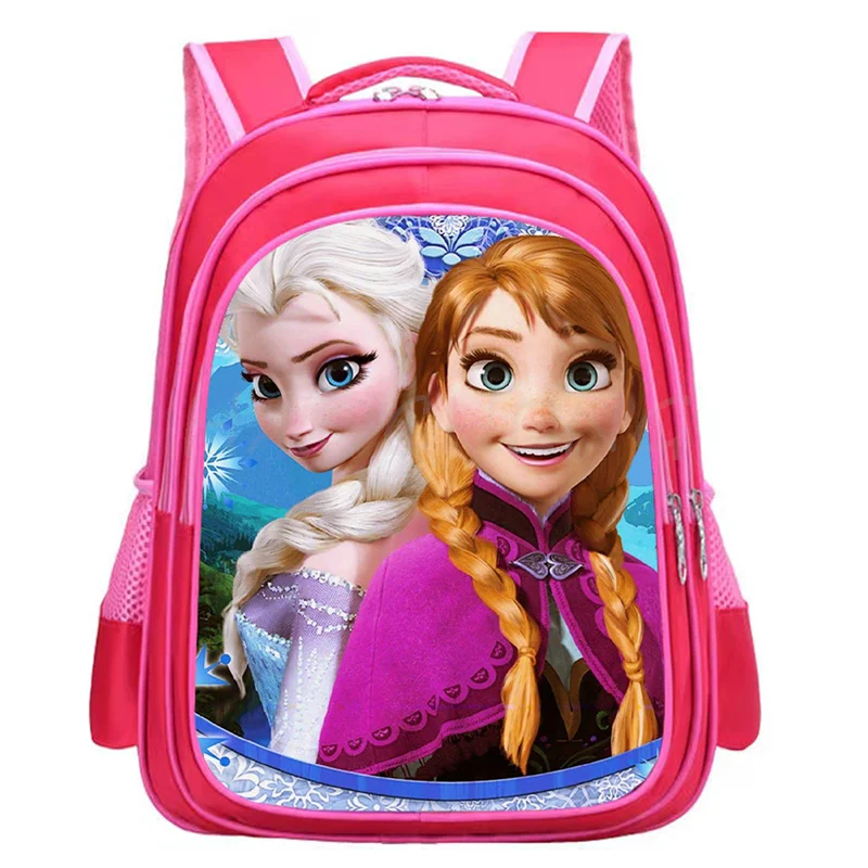 16 inch Mochila Kpop Frozen Elsa Princess School Bag For Kids Girls Book Backpack Children School Bag College Schoolbag Travel