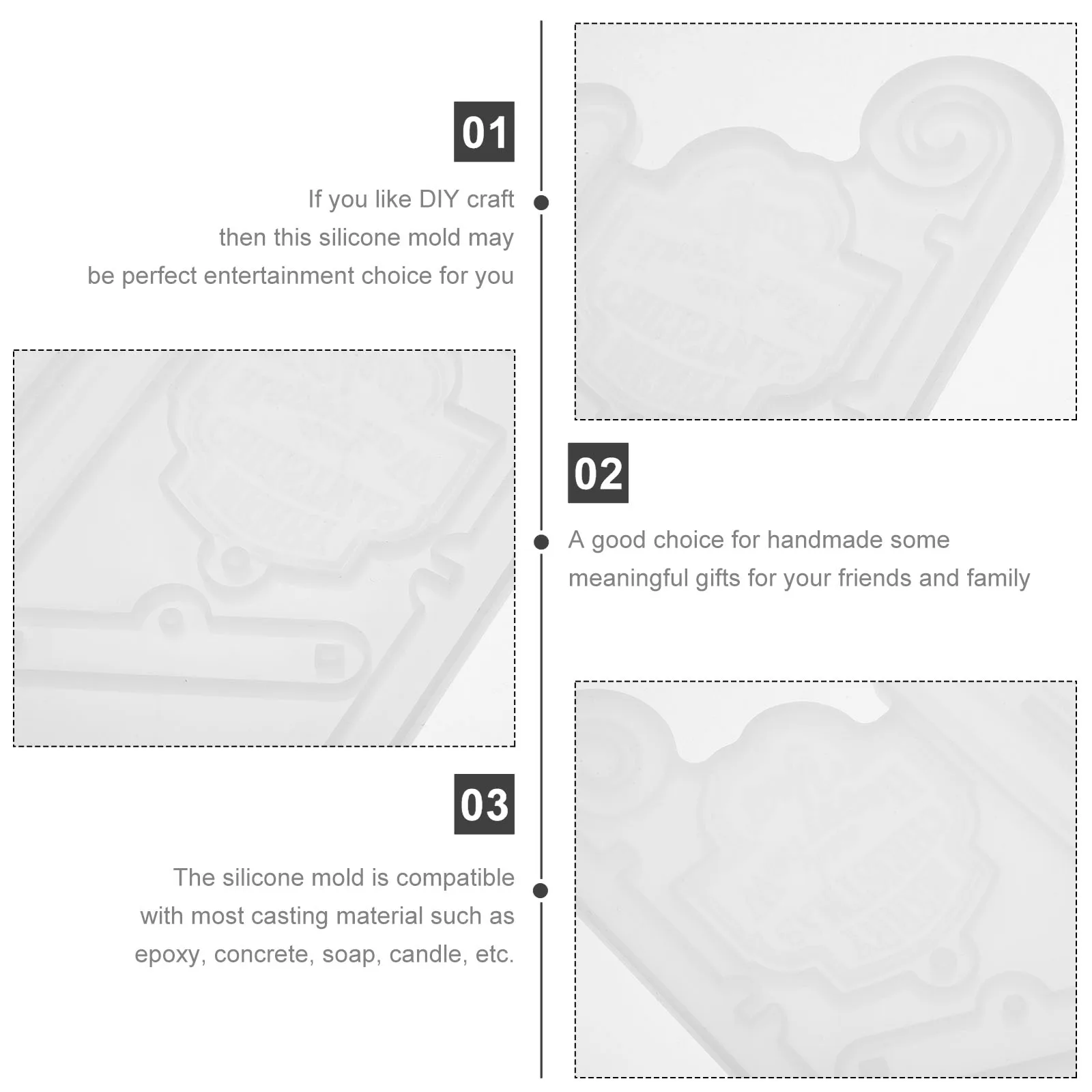 

Christmas Sleigh Silicone Mold For Crafts Diy Epoxy Resin Art Project Desktop Xmas Ornament Making Tool Jewelry Accessories