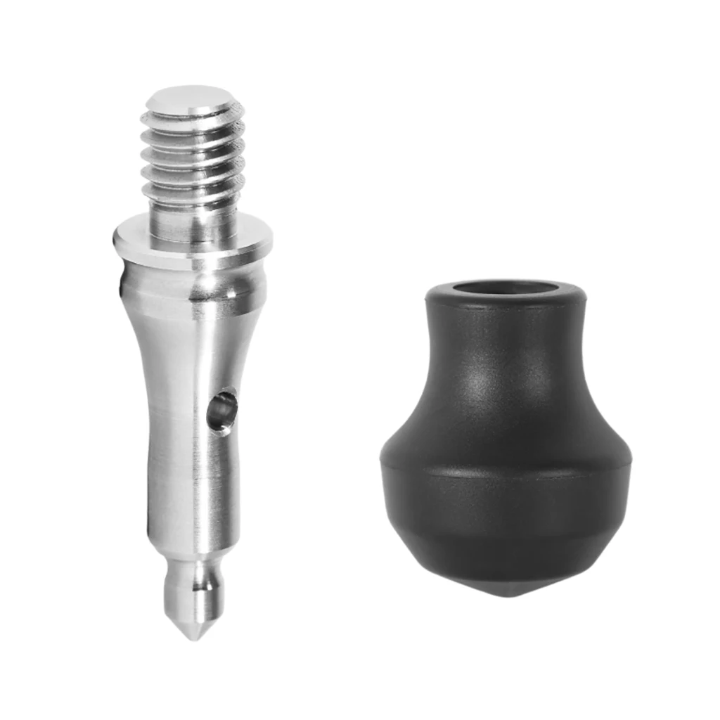 Rutschfeste Stativfüße mit verbessertem Grip für Gras, Kies und unebenes Gelände, ideal für Außenaufnahmen, mit 3/8-Zoll-Schraube, 9,5 mm Durchmesser. – Detail 8