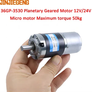 Planetary gear electric motor, adjustable speed, CW CCW, electric motor, 6mm axle diameter, 8mm, 36mm, 12v, 24v, 36gp-3530 12 Main Speed Reducing Sales - №12