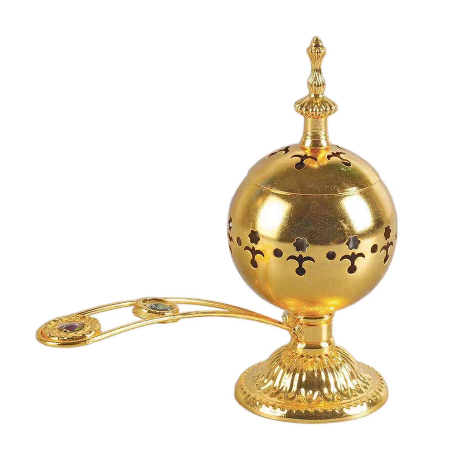 Electric Burner Censer Relaxation Tabletop Ornament for Bedroom Meditation Decor