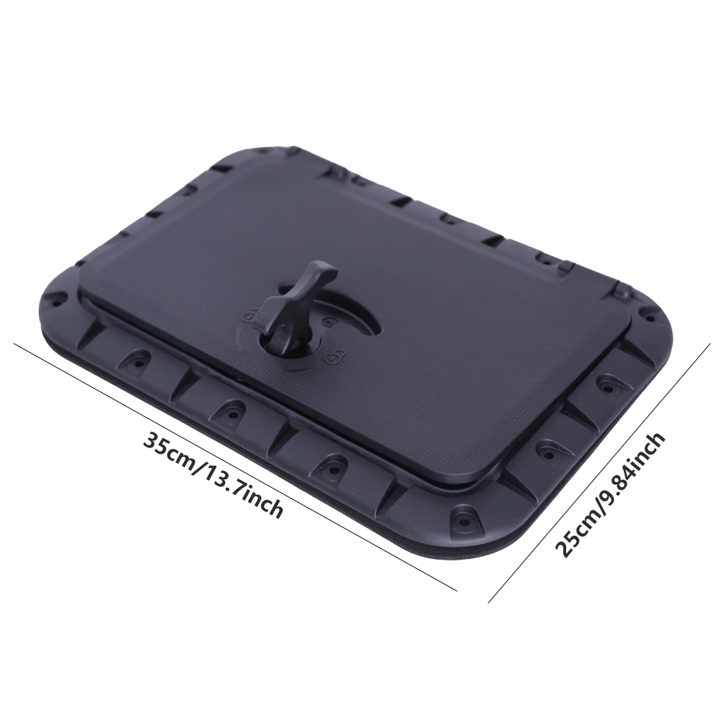 Boat Hatch Cover Plate with Waterproof Bag Deck Inspection Latch Lid Professional Assembled Boating Accessories Yacht Kayak Ship