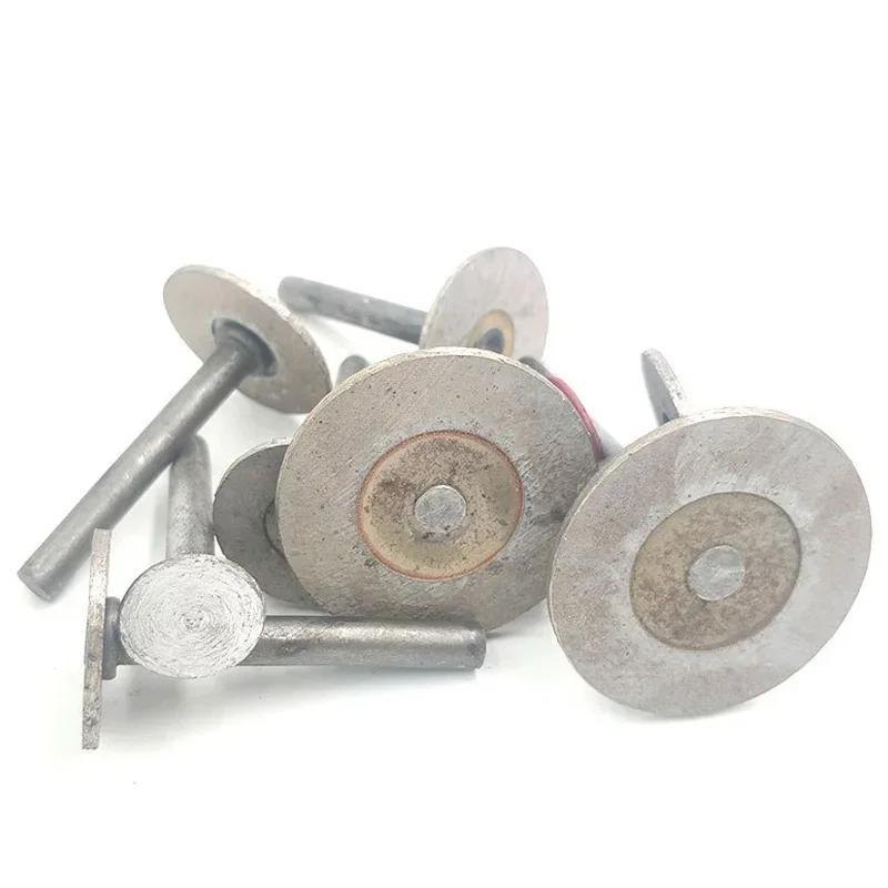 1Pc 6mm Shank T-shaped Diamond Sintered Burr 10 15 20 21.5 25 30 35 40mm Circular Saw Blade Wood Metal Stone Cutting Blade Discs