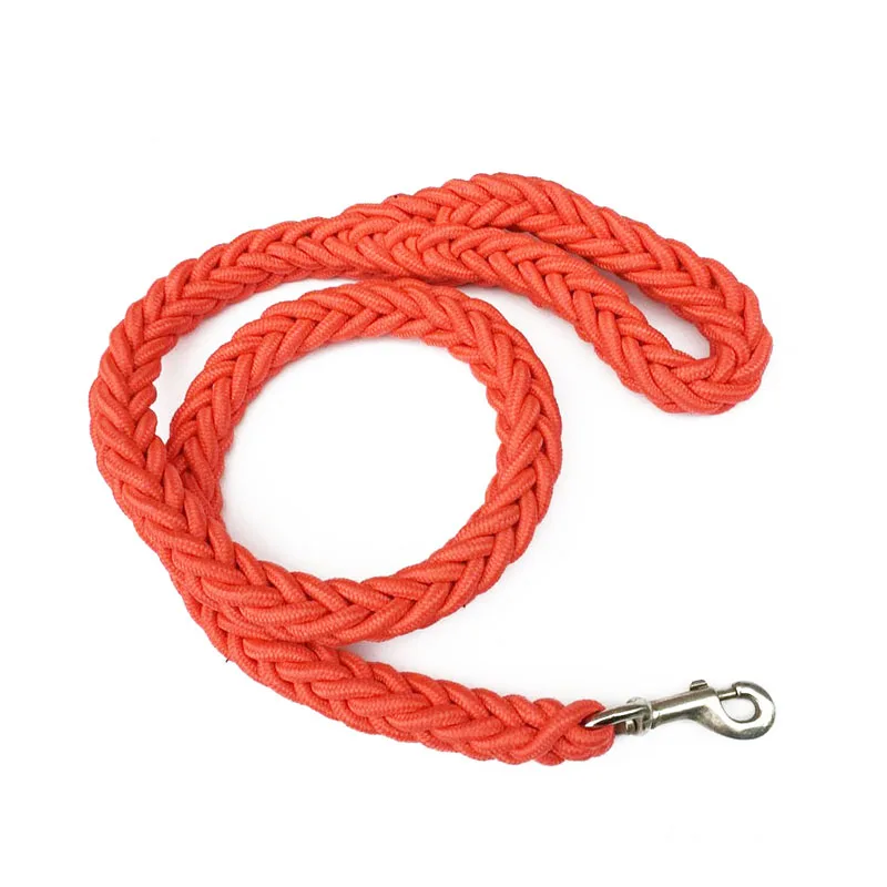 130cm Long Adjustable Large Dog Pets Leash Double Colors Canvas Double Row Nylon Dog Collar For Medium Large Dogs Pet Supplies