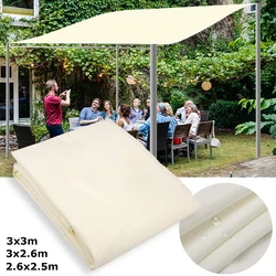 300D Gazebo Canopy Top Cover Outdoor Garden Wodoodporna markiza przeciwsłoneczna Szopa roślinna Samochód ciężarowy Daszek przeciwdeszczowy