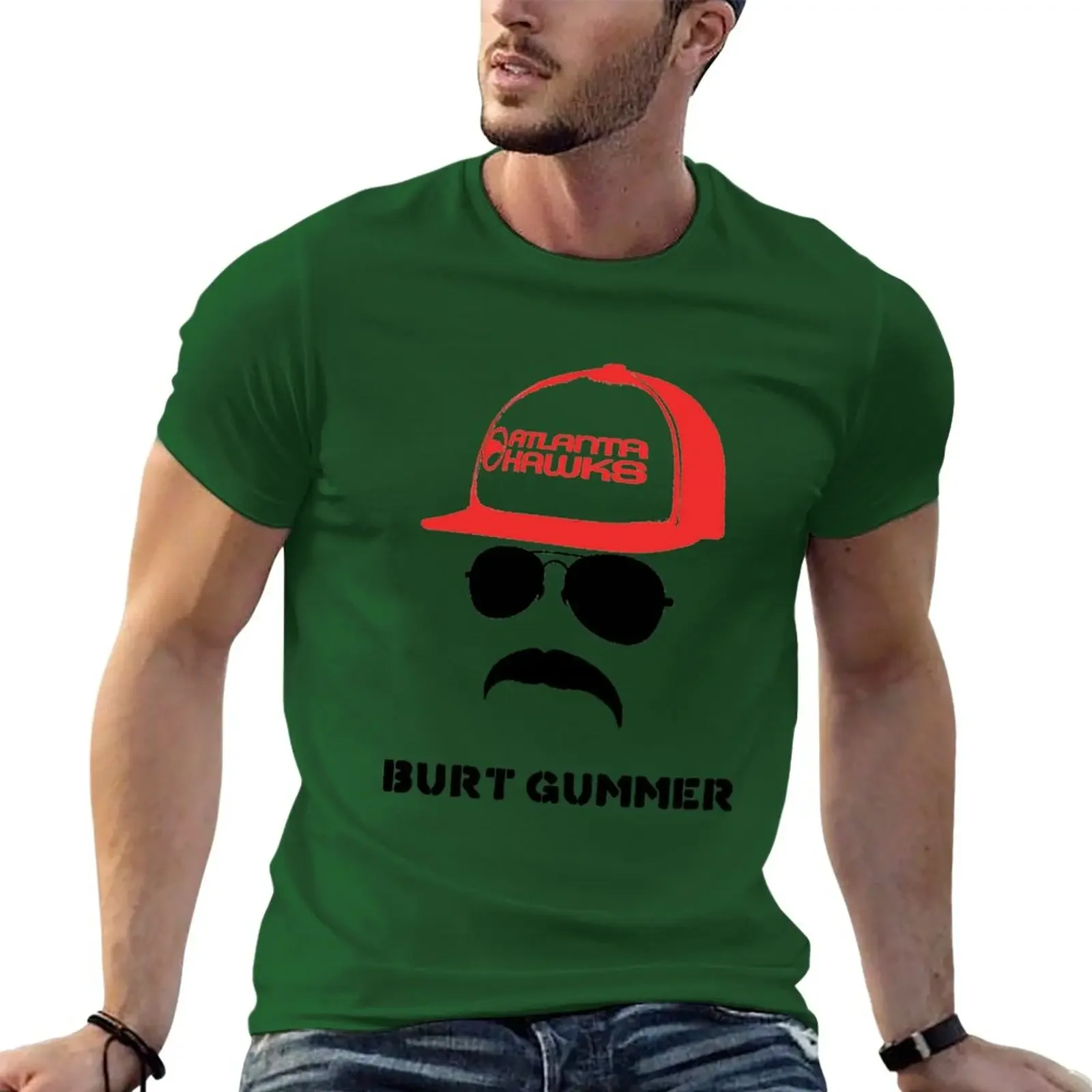 tees Blouse plus sizes Short sleeve tee mens graphic t-shirts pack TREMORS - Burt Gummer shrieker island T-Shirt   men t shirt