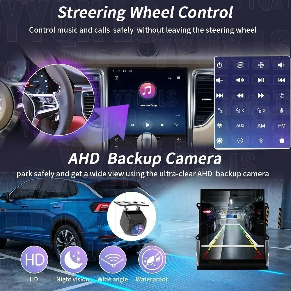 12.3inch Car Radio For Porsche Macan 2014-2017 PCM 3.1 PCM 4.0 Touch  GPS Navigation Stereo Carplay Multimedia Player Head Unit