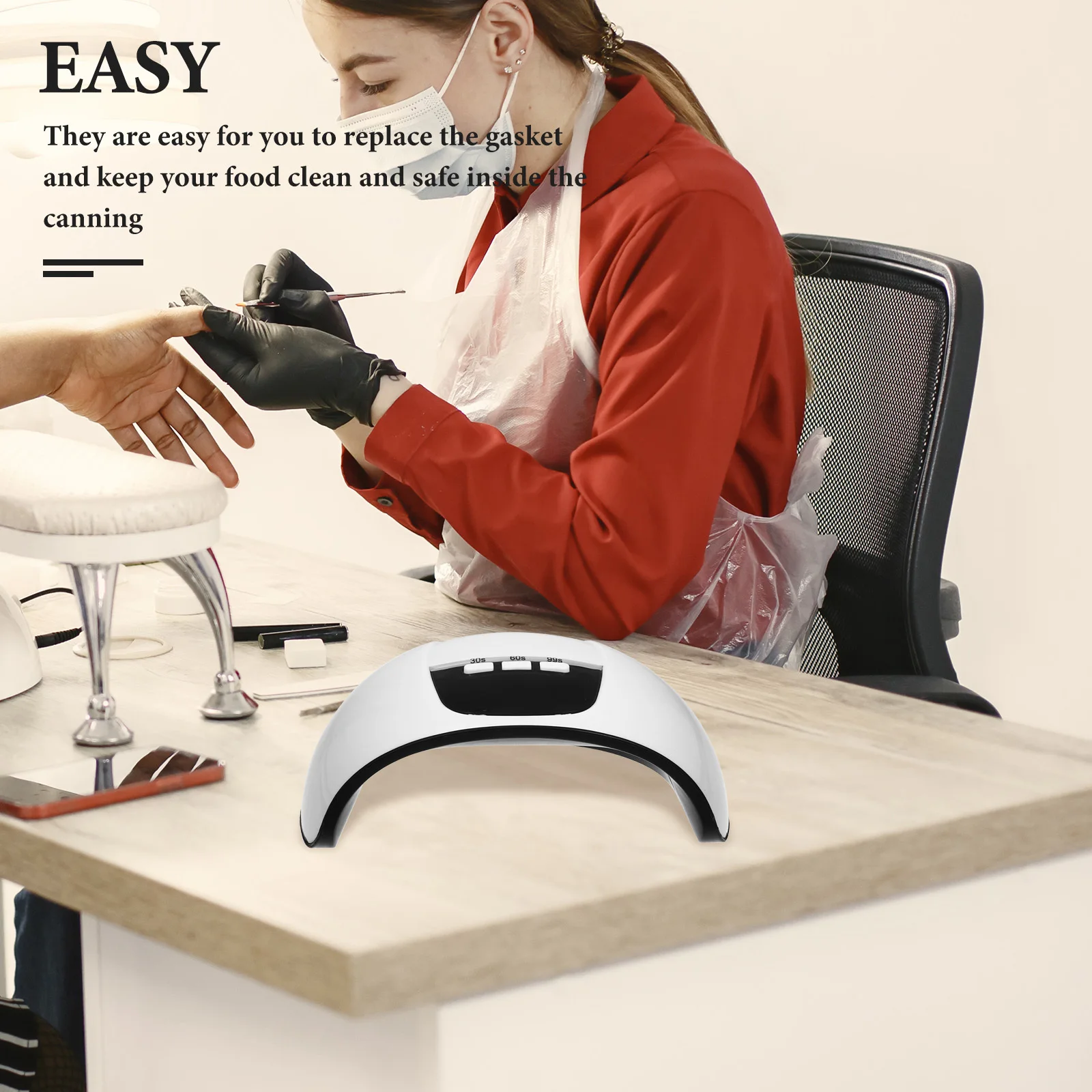 

Светодиодная лампа для дизайна ногтей с зарядкой через USB, 12 бусин, 36 Вт, сушилка для гель-лака, экранная лампа для ногтей, инфракрасный датчик, таймер для домашнего салона