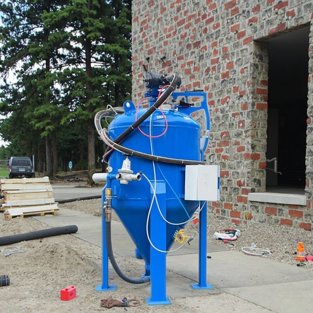 Environmentally Friendly Wet Vapor Sandblaster Customized Stainless Steel Dust-Free Liquid Sandblasting