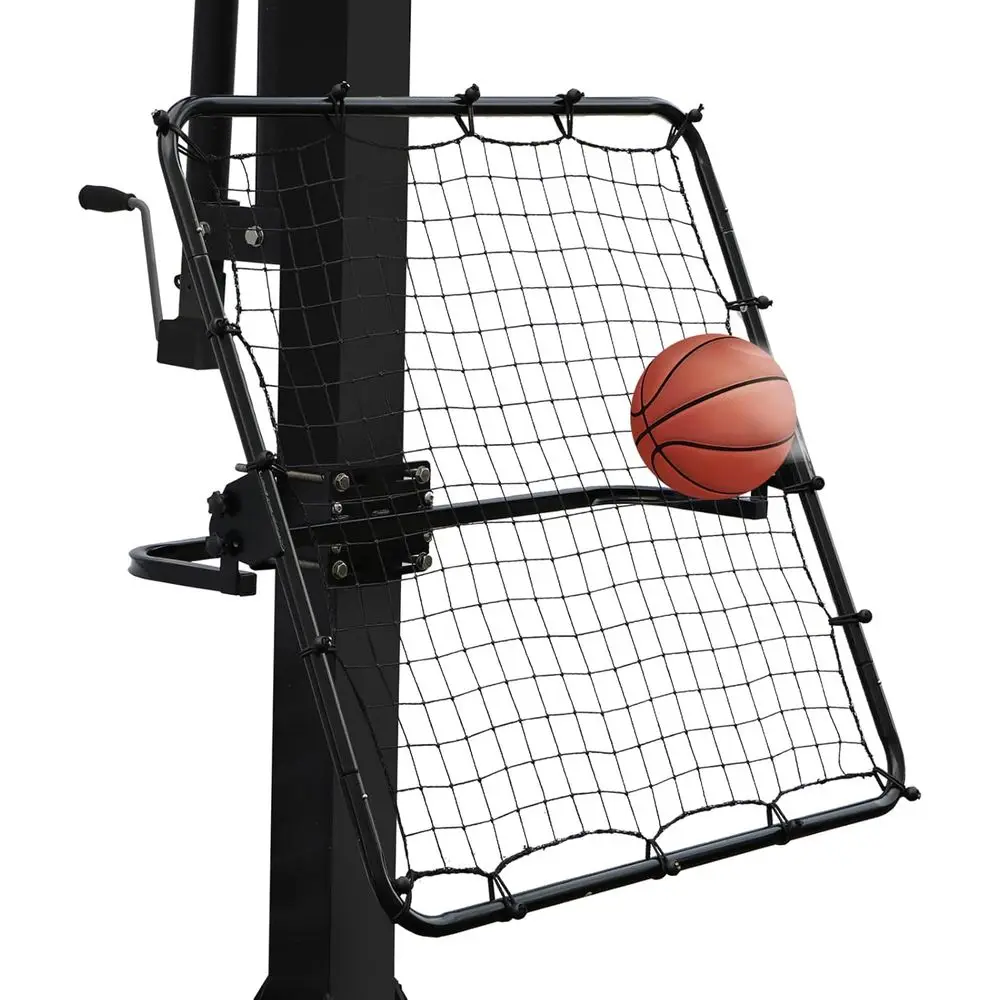 

40x40 Adjustable Multi-Sport Rebound Net with Passback for Basketball, Volleyball, Tennis, and More