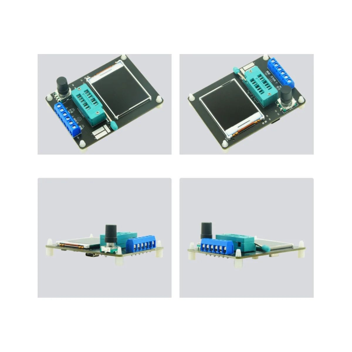 GM328A Transistor Tester Digital Multimeter Electrical Capacitance Meter Diode Triode Resistor Tester Russian Version