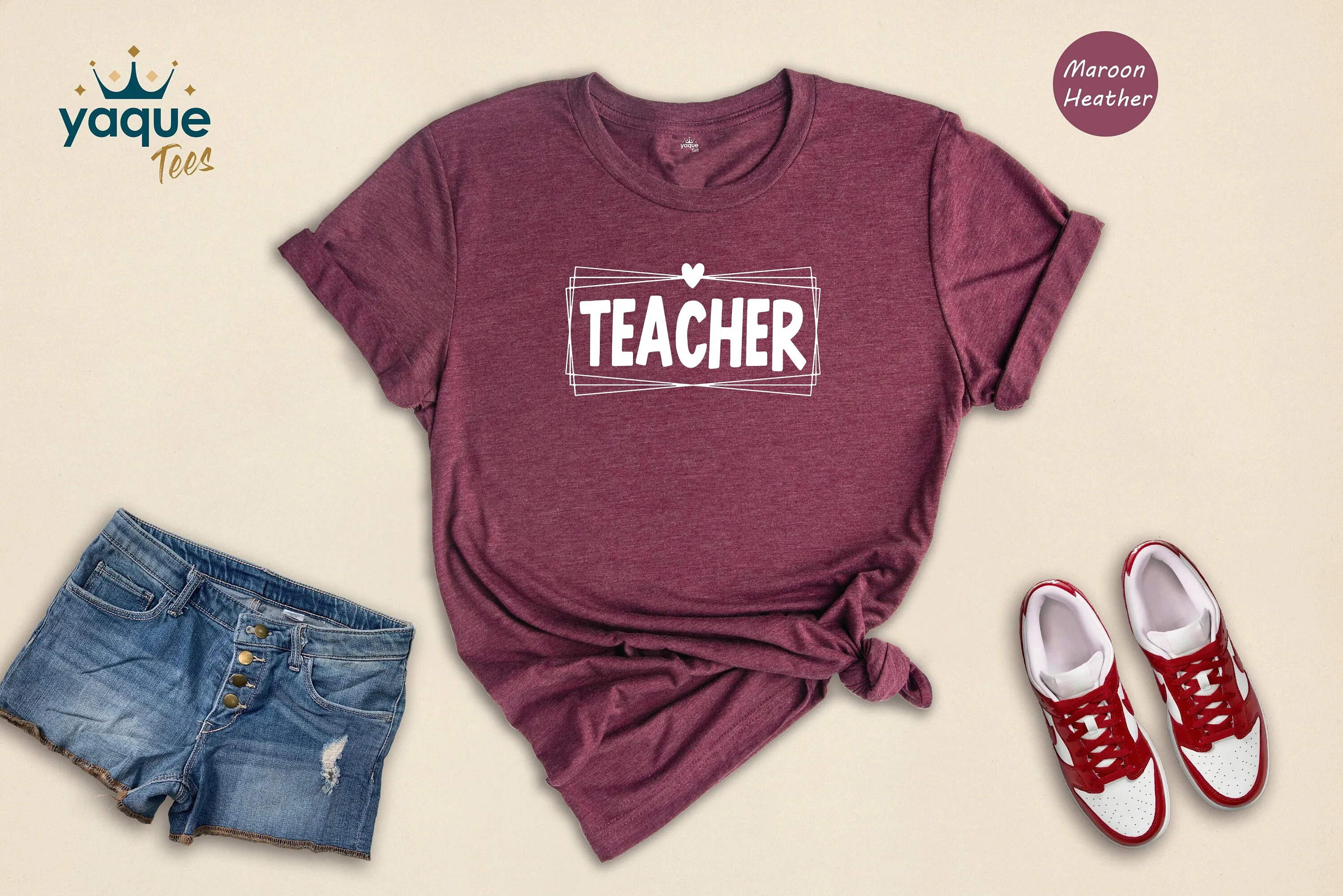 Cute Teacher T Shirt For Appreciation Sweat With Heart Future