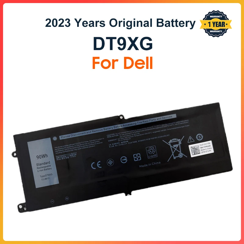 

DT9XG 0KJYFY 07PWXV Battery for Dell Alienware Area-51m R1 R2 ALWA51M-1766PB D1748DW D1746B D1766B D1741DB D1969PW