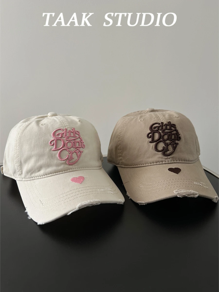 

New Alphabet Embroidery Baseball Hat Women's Spring Summer Versatile Cap Men