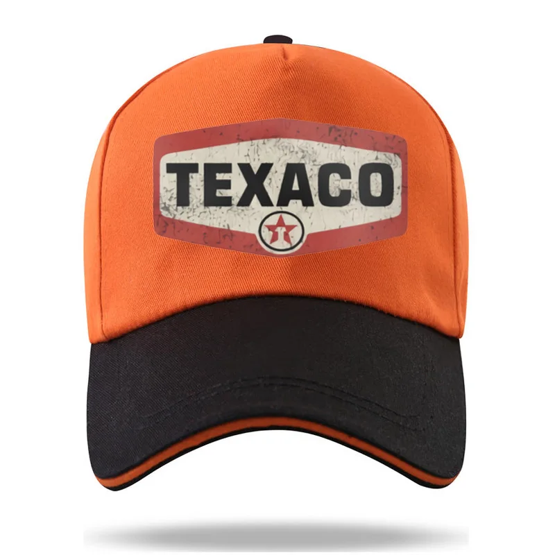 Texaco Funny Birthday Vintage Gift 1 Print Color matching Baseball Cap Casquette Fitted Dad Hats for Men Women Unisex Caps