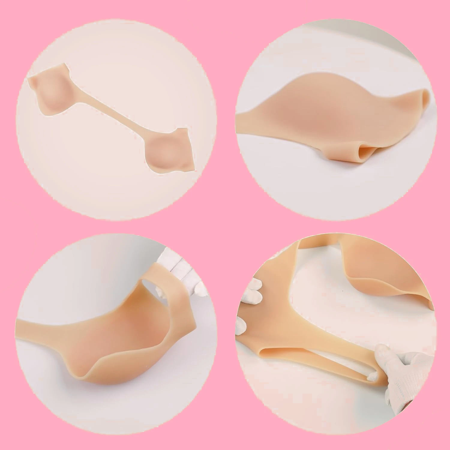 Spalline innovative in silicone per donne e uomini, riutilizzabili e antiscivolo, perfette per la tua camicia