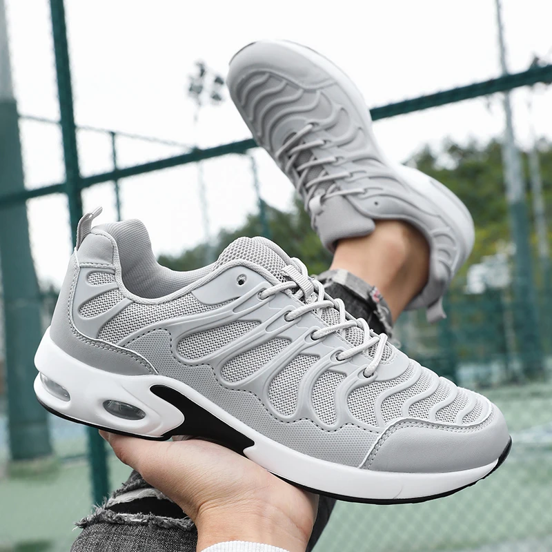 

Men's Ankle Boots 2026 Spring Men's Casual Sports Shoes Anti Slip Black Work Shoes Lace Up Zapatillas Hombre High-quality Series