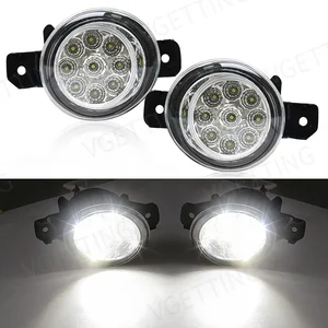 LED-Nebelscheinwerbung für Nissan, X-Trail, Altima, Sylphy, Almeter, Qashqai, März, Pathfinder, Frontball, DRL, Tageslichter, 1 Par 12 Hauptverkäufe Nissan March Mile Lighthouse - №9