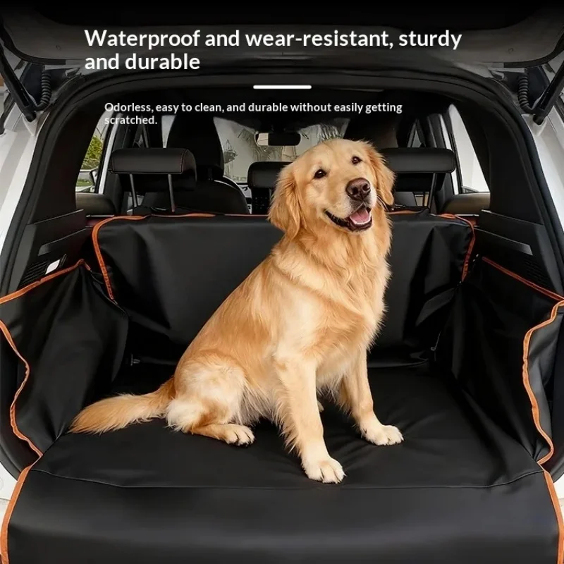 SUV Cargo Liner - Waterproof Trunk Seat Cover for Back Cargo Area Universal Fit Waterproof 600D Oxford Cloth Dog Car Seat Cover - view 4