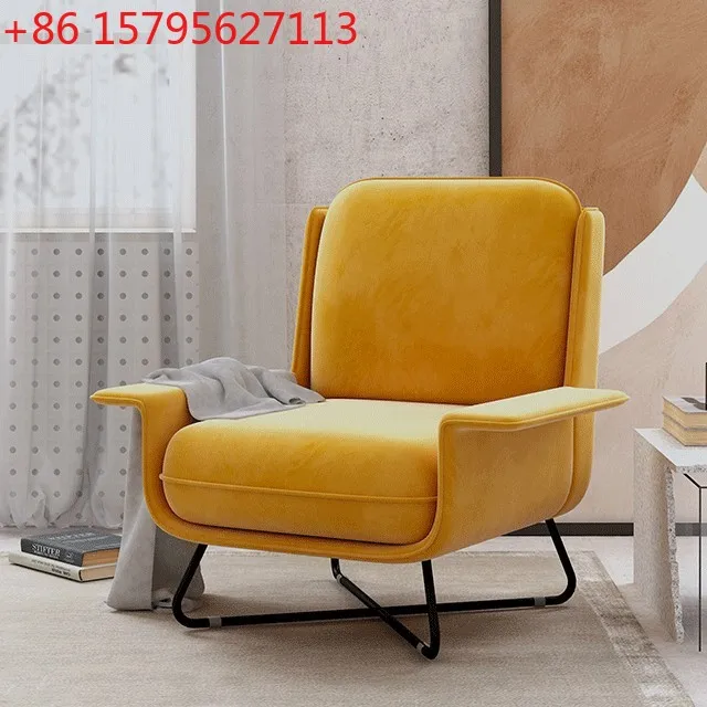 

Кресло-софа в стиле лайт-люкс для гостиной, скандинавское кресло для отдыха, кресло-софа для ленивых