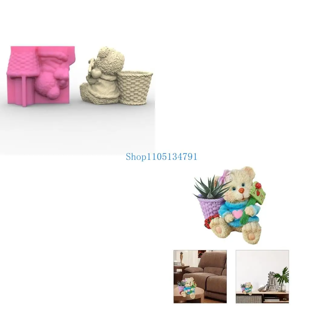 

98 -километровые суккуленты Цветочная горшка Силиконовая плесень, подходящая для садового цветочного горшка