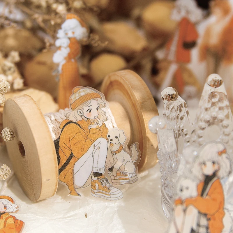 

Yoofun 60pcs/lot Cute Sweet Girls Decorative Retro Stickers Scrapbooking Stick Label Journal Planner Diary Album Stationery